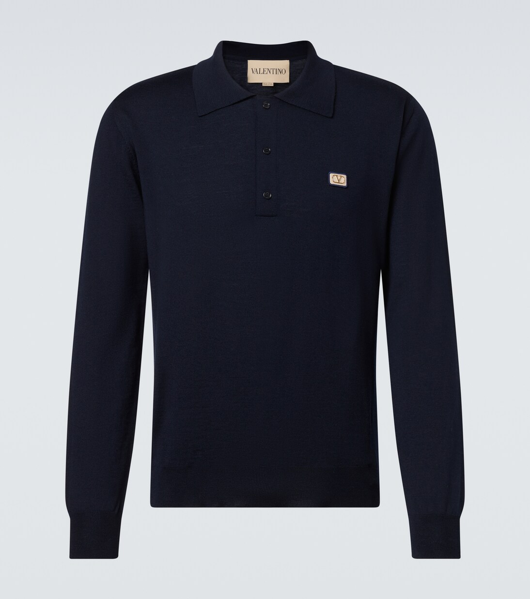 VLogo virgin wool polo sweater | Valentino