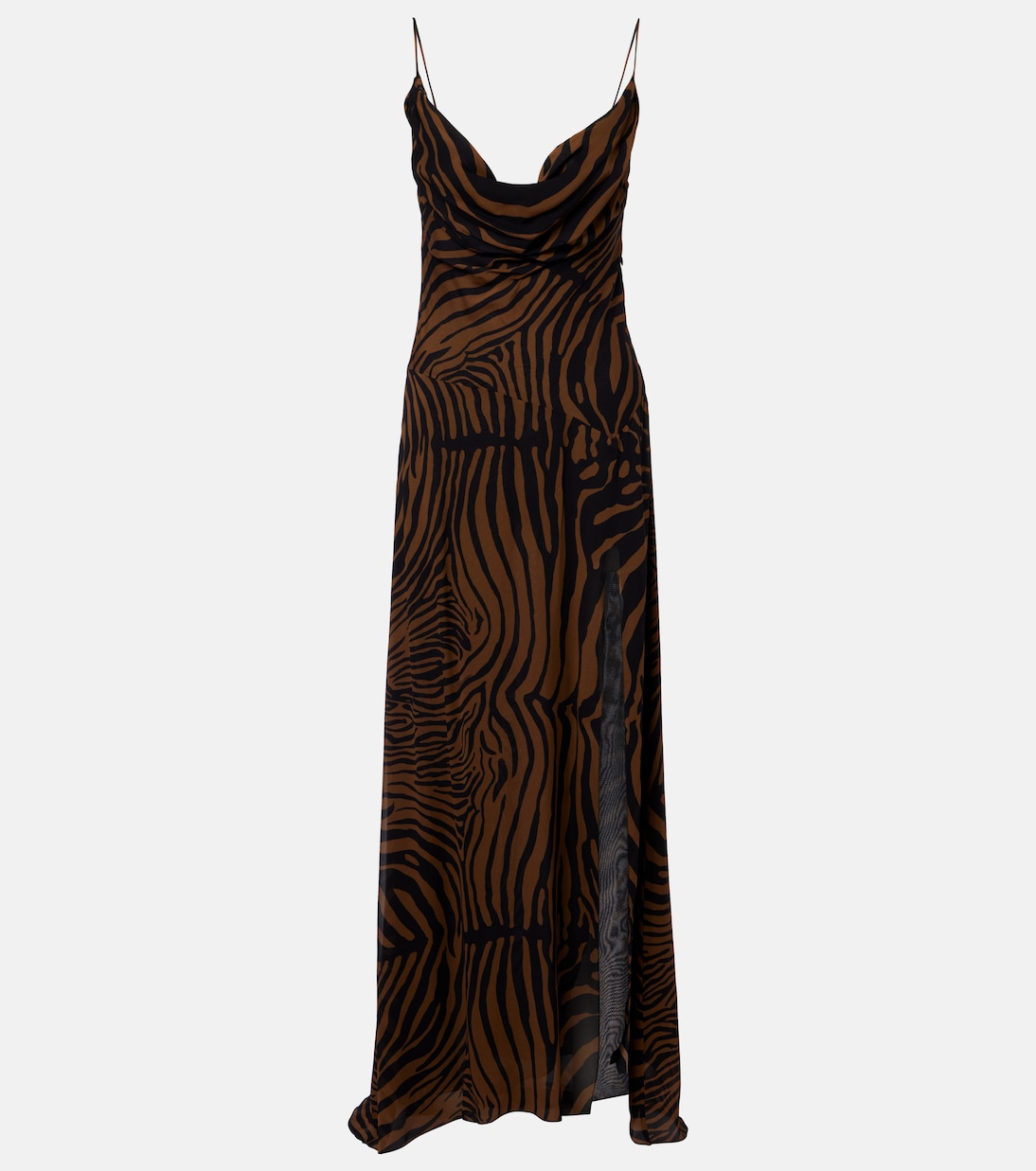 Zebra-print maxi dress | Blumarine