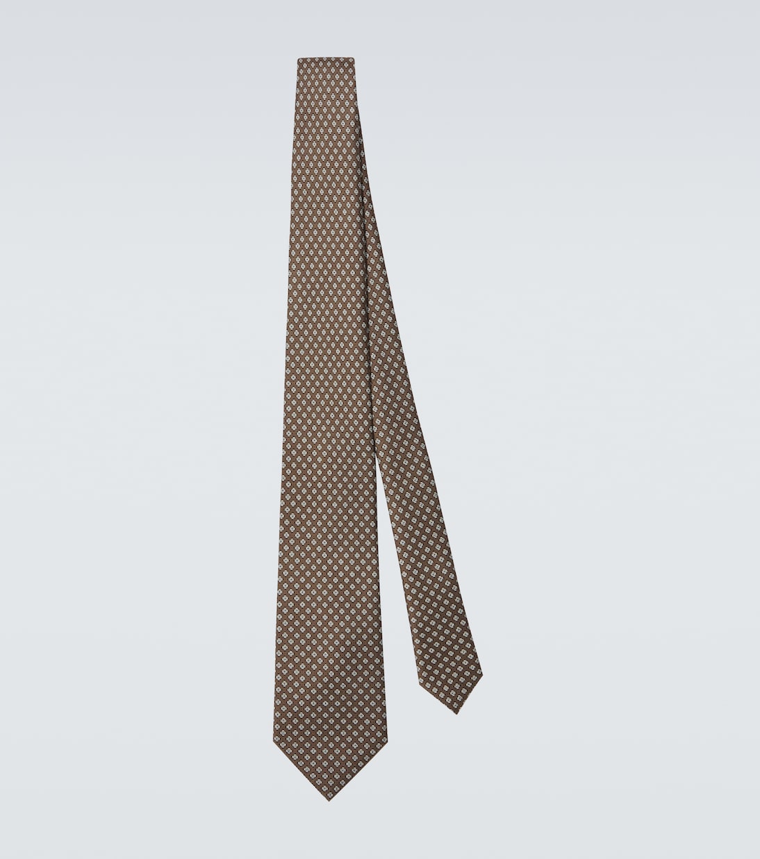 Silk jacquard tie | Brioni