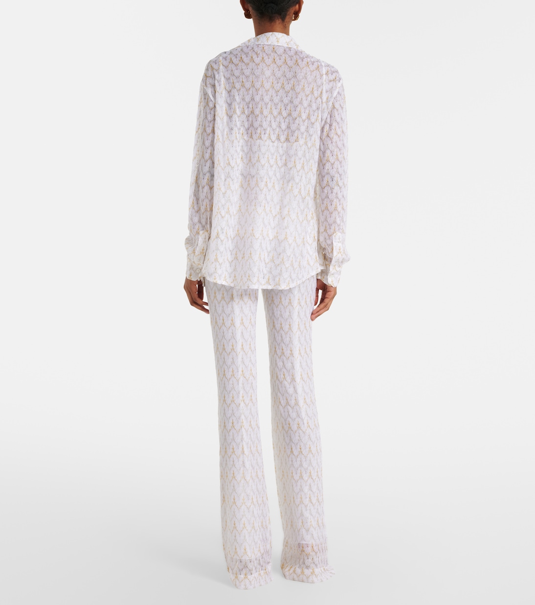 Pantalones flared de lamé | Missoni