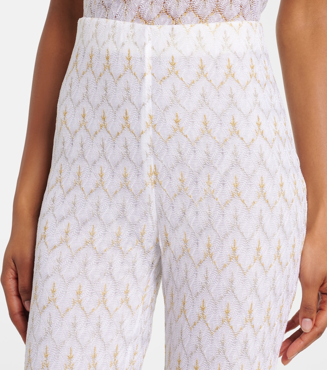 Pantalones flared de lamé | Missoni