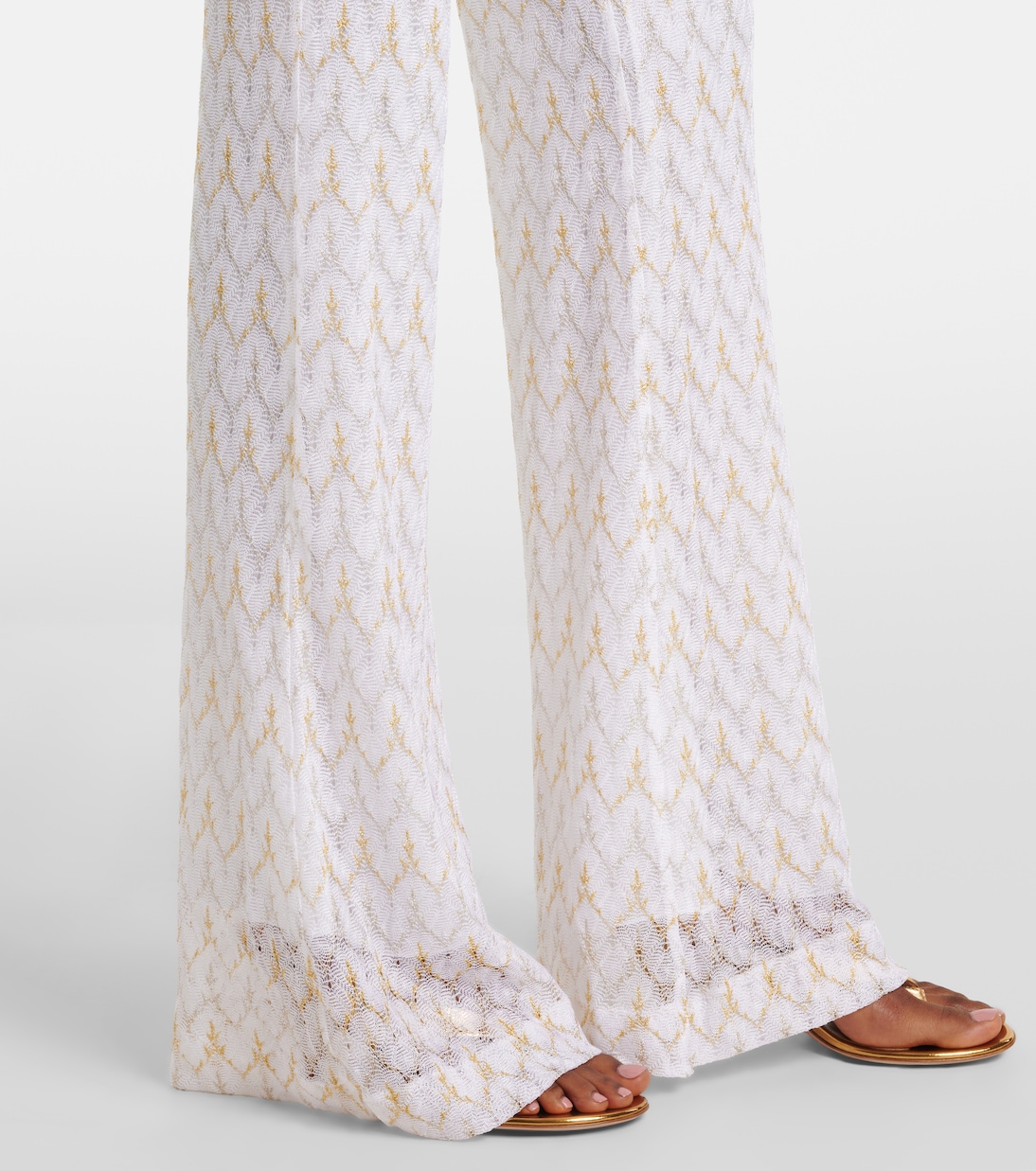 Pantalones flared de lamé | Missoni
