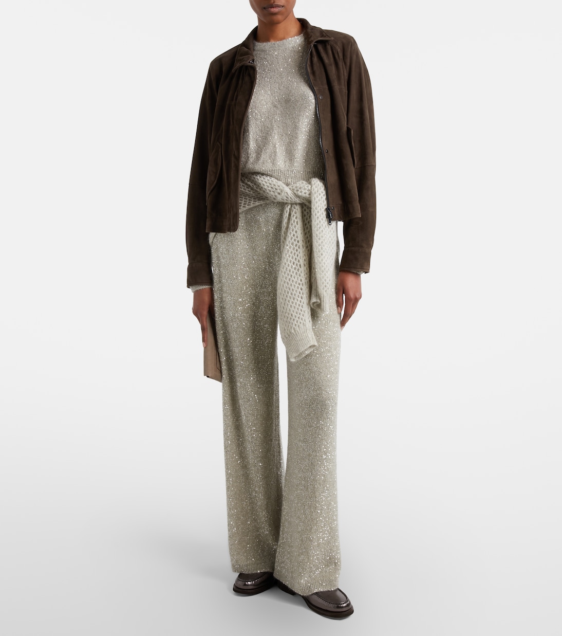 Pullover mit Pailletten | Brunello Cucinelli