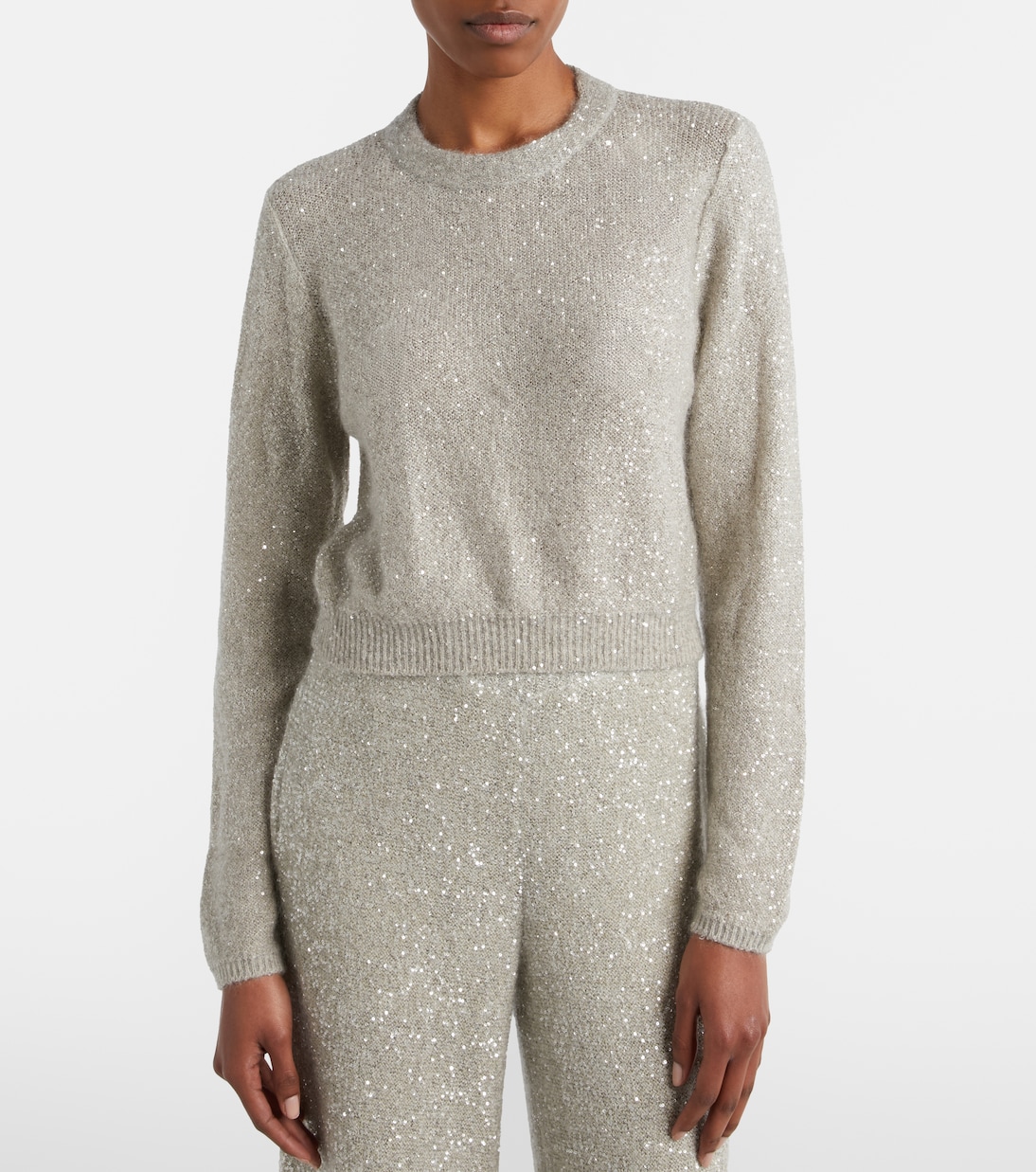 Pullover mit Pailletten | Brunello Cucinelli