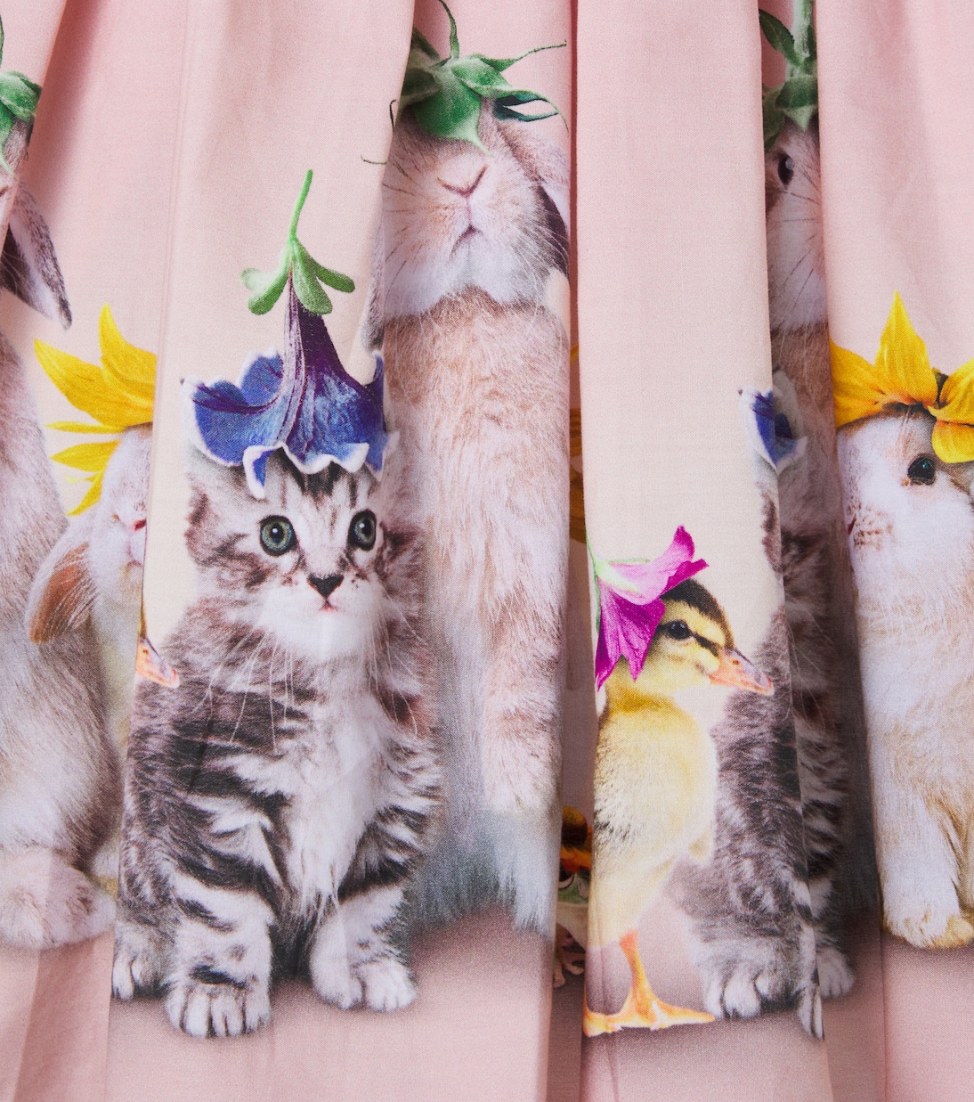 Printed cotton-blend dress | Molo