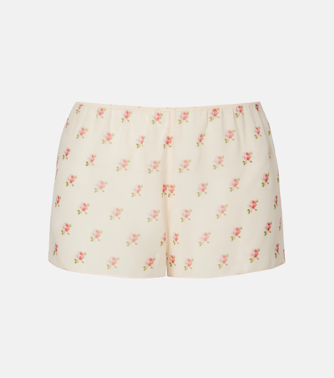 Tilly floral silk organza shorts | Khaite