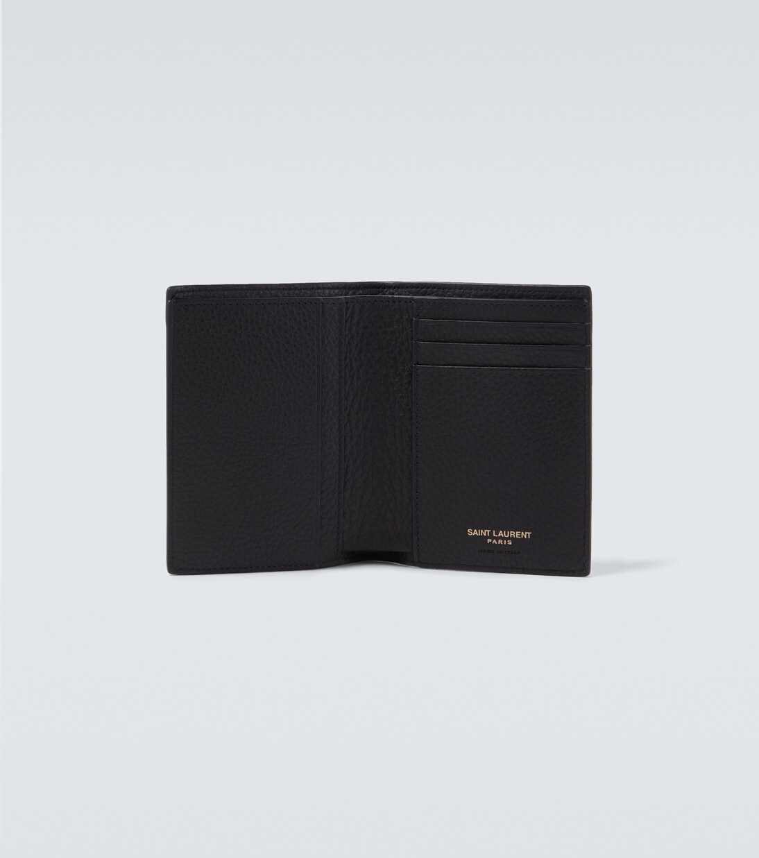 Tiny Cassandre leather bi-fold wallet | Saint Laurent