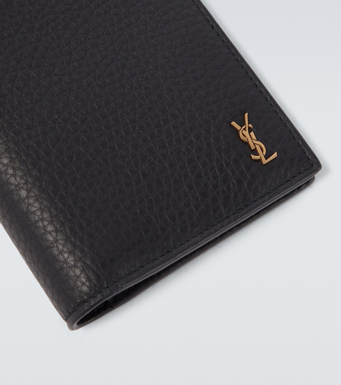 Tiny Cassandre leather bi-fold wallet | Saint Laurent