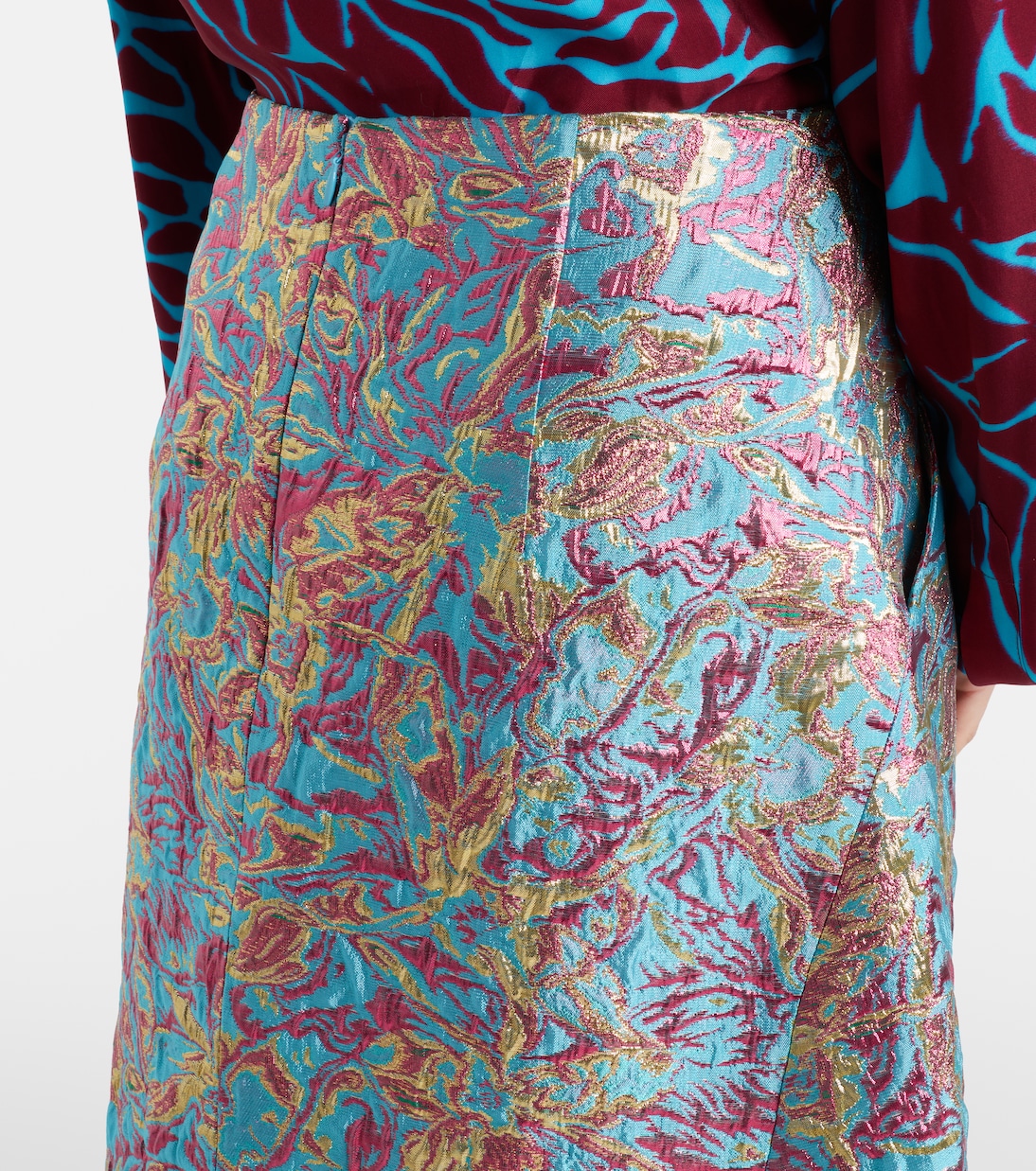 Midirock aus Brokat | Dries Van Noten