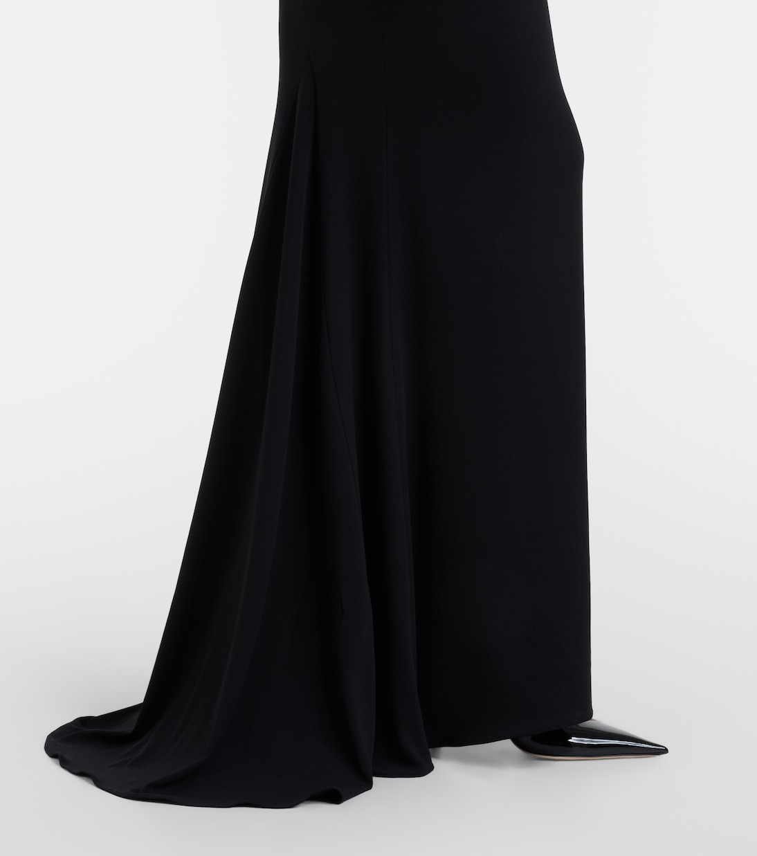 Impossible asymmetric jersey gown | Tom Ford