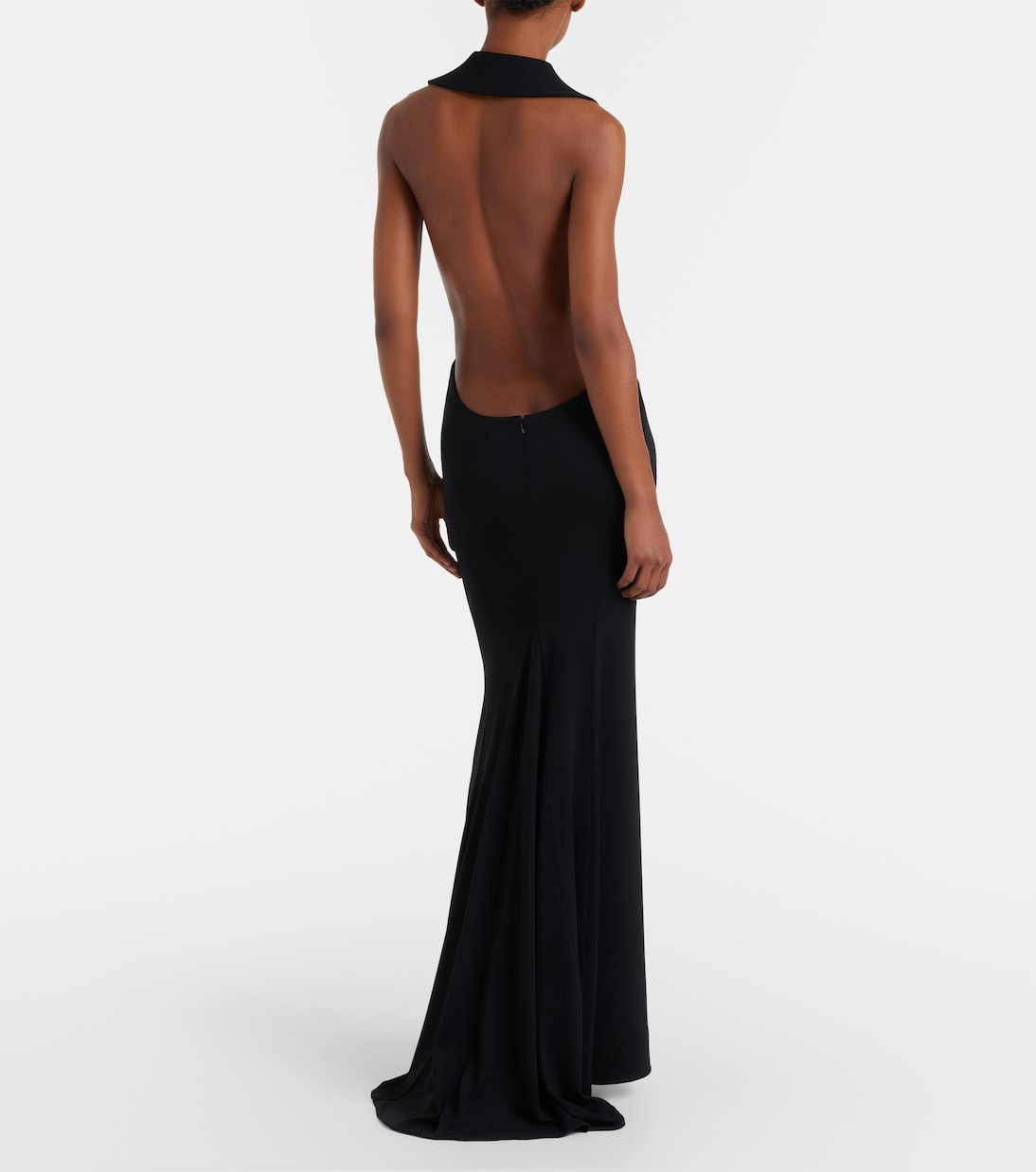 Impossible asymmetric jersey gown | Tom Ford