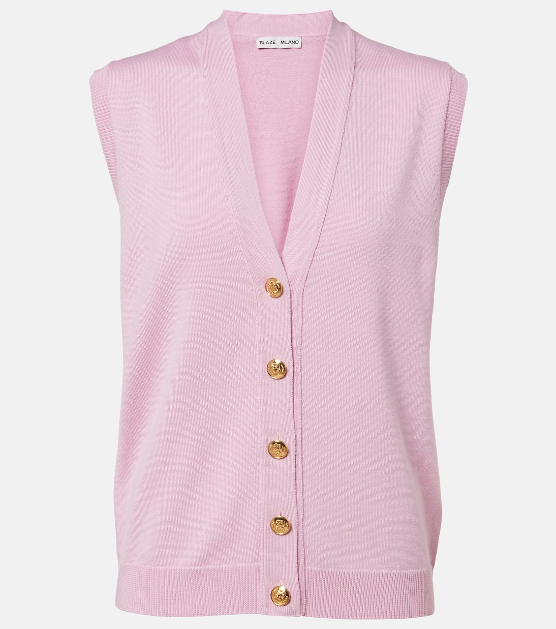 Sebright wool, silk, and cashmere vest | Blazé Milano