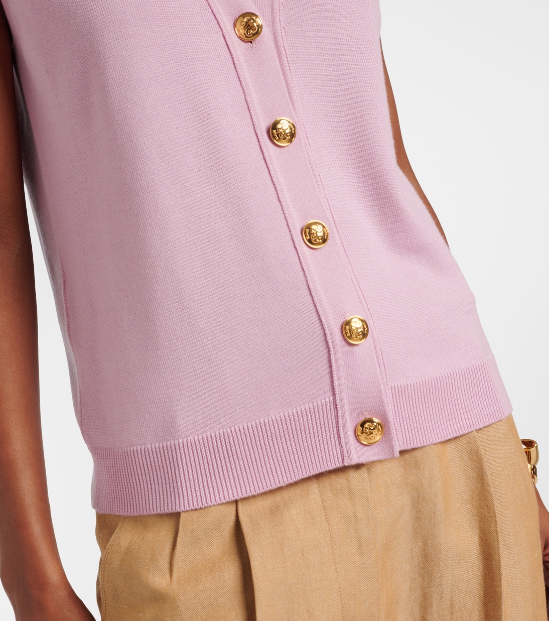 Sebright wool, silk, and cashmere vest | Blazé Milano