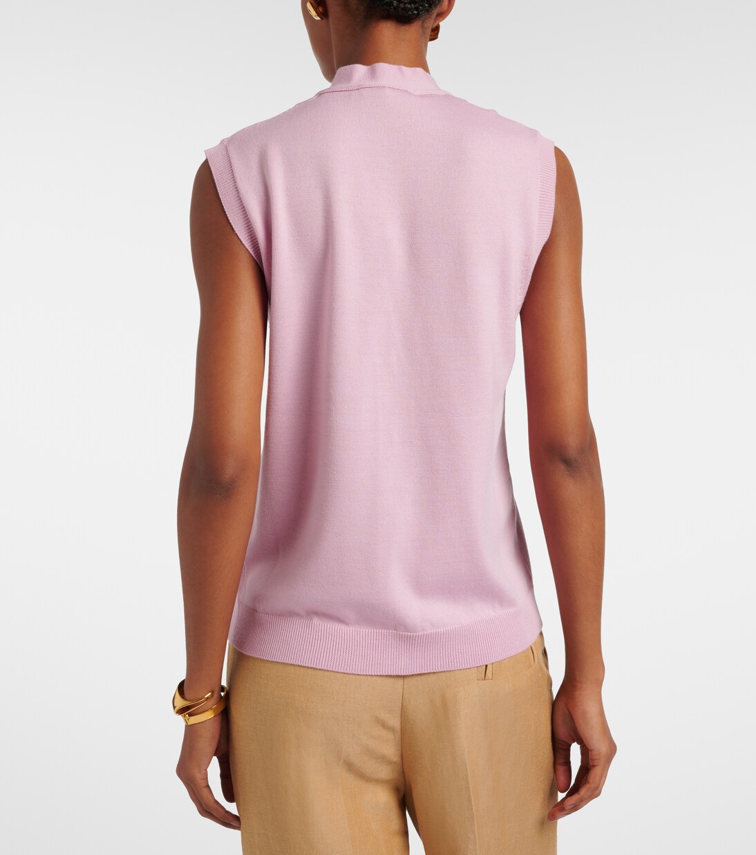 Sebright wool, silk, and cashmere vest | Blazé Milano