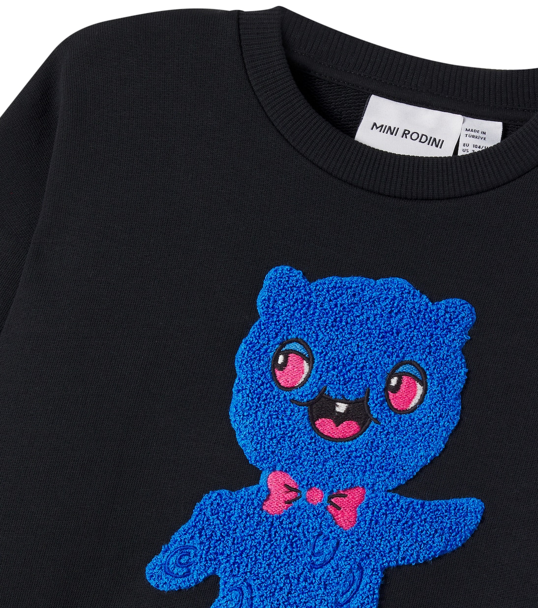 Besticktes Sweatshirt aus Baumwoll-Jersey | Mini Rodini