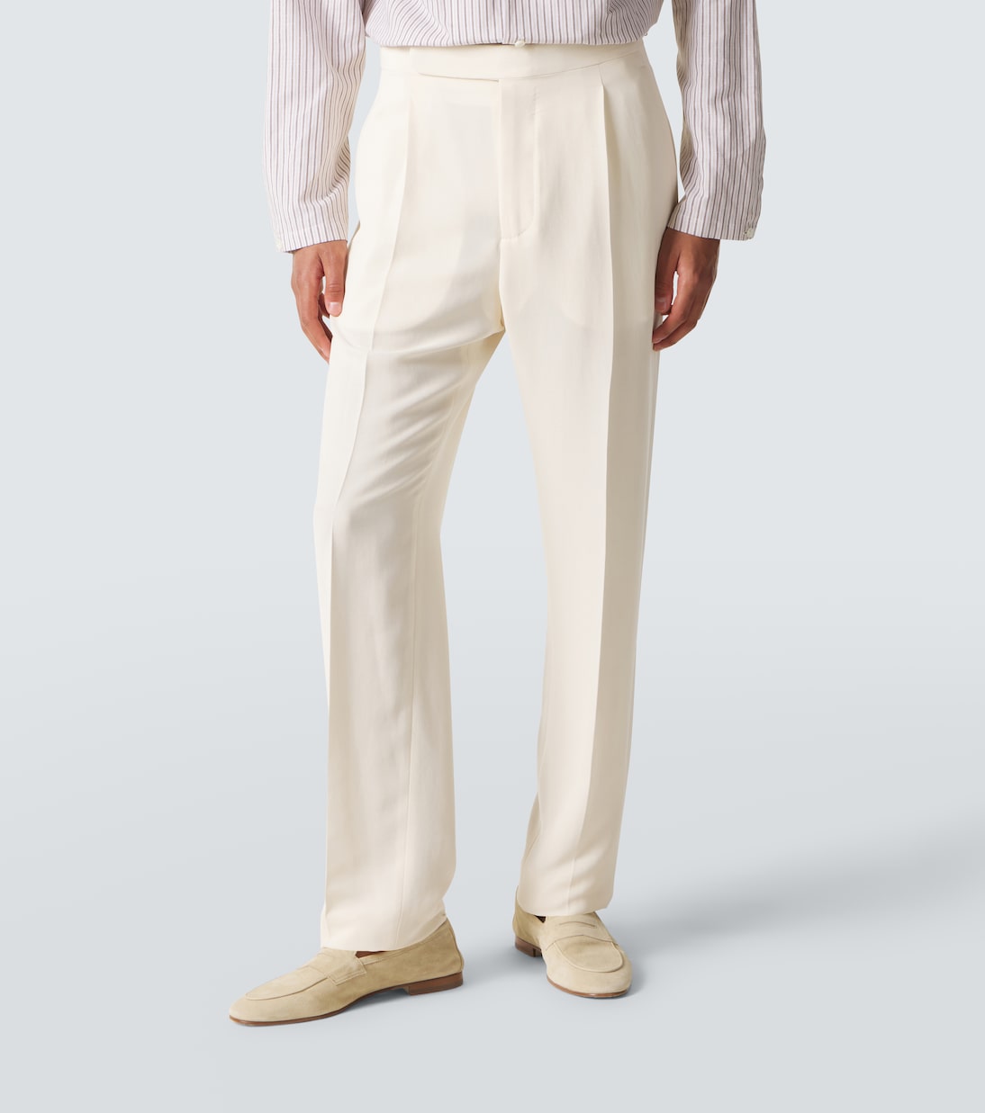 Pietro silk and cotton-blend suit pants | Umit Benan