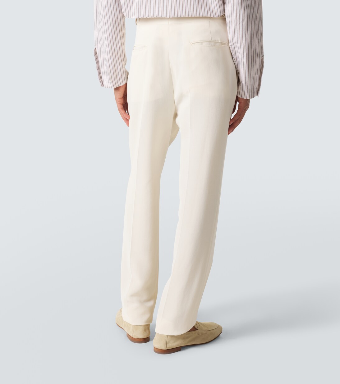 Pietro silk and cotton-blend suit pants | Umit Benan