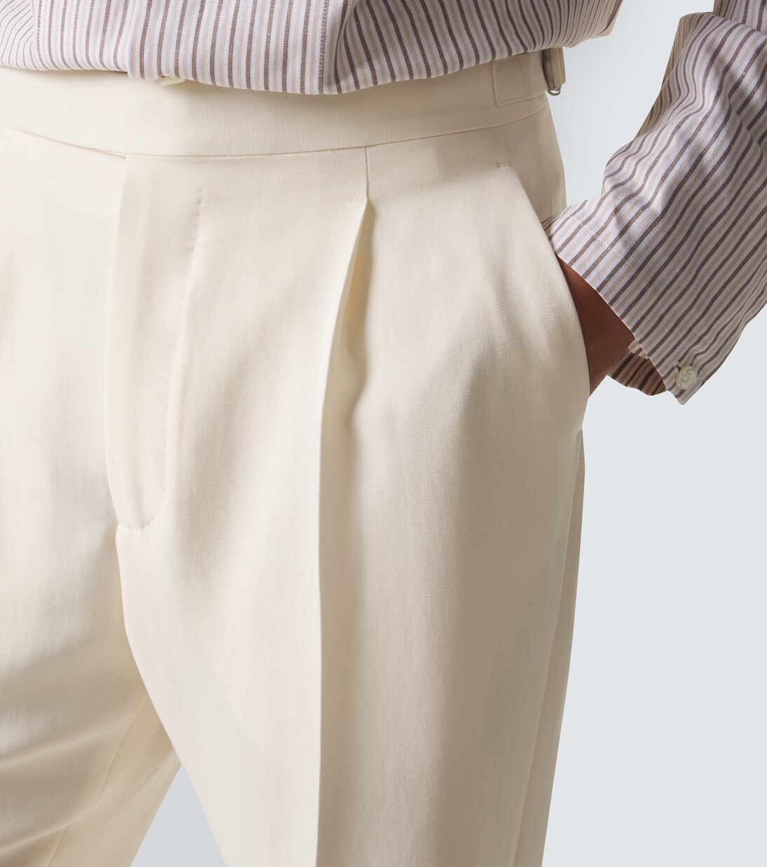 Pietro silk and cotton-blend suit pants | Umit Benan