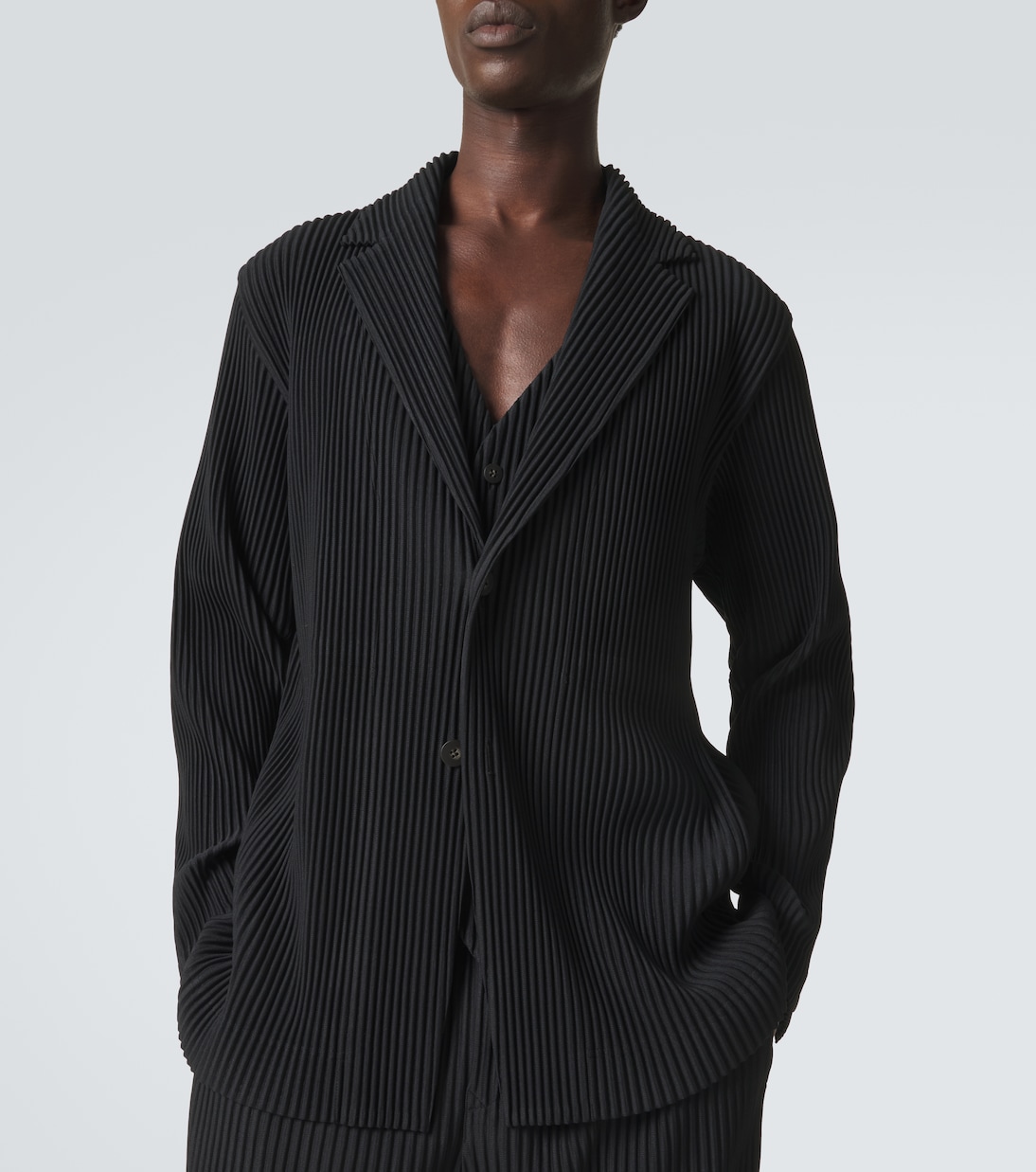 Basics pleated blazer | Homme Plissé Issey Miyake