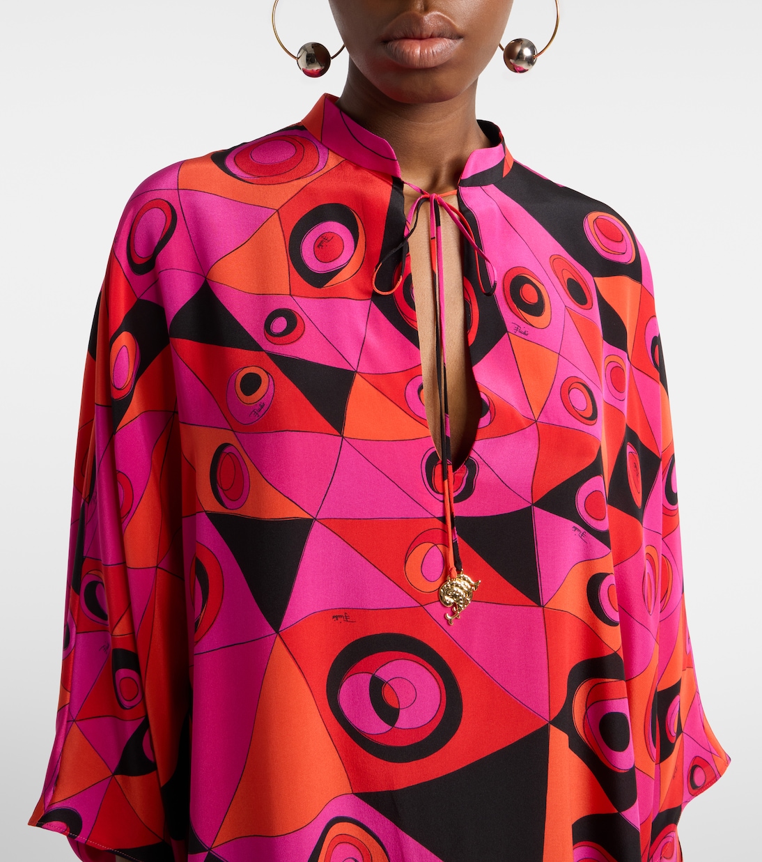 Occhi silk twill kaftan | Pucci