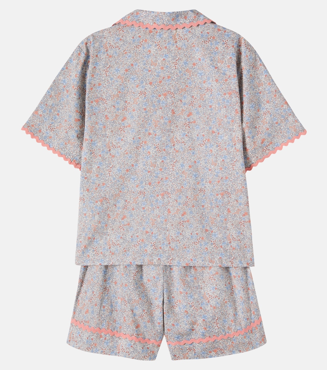 Ensemble chemise et short Vilma en coton à fleurs | Wheat