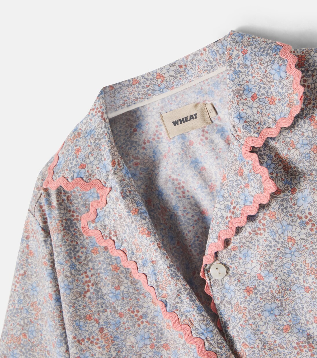 Ensemble chemise et short Vilma en coton à fleurs | Wheat