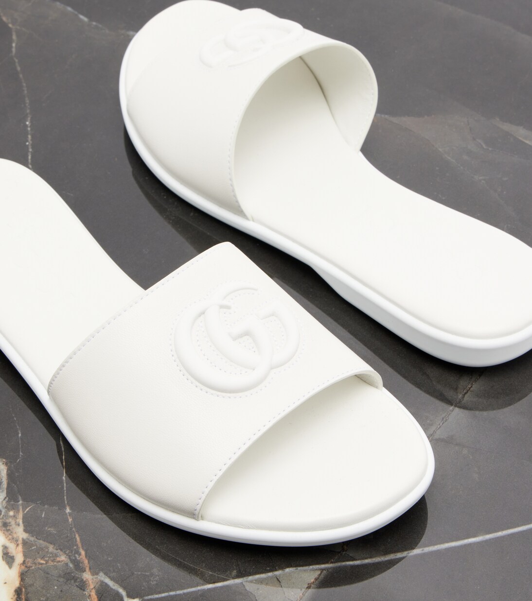 Mules Double G en cuir | Gucci