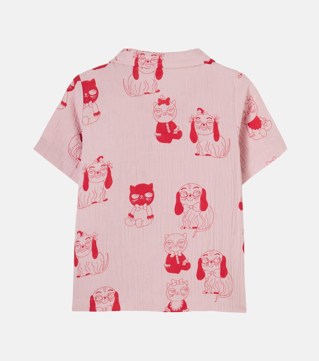 Minibabies printed cotton shirt | Mini Rodini