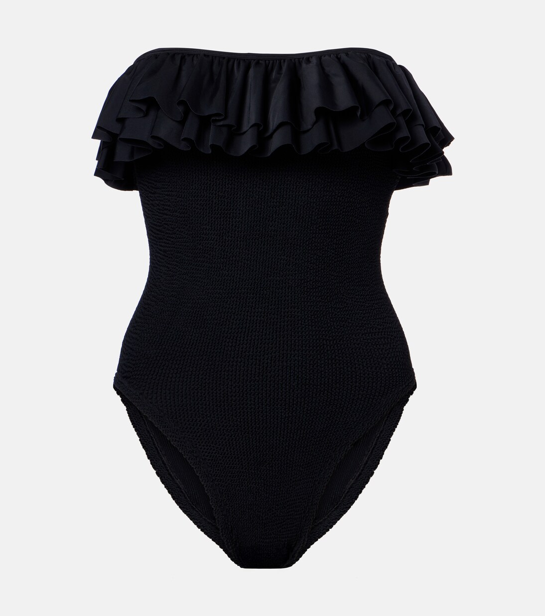 Eloise ruffled swimsuit | Hunza G