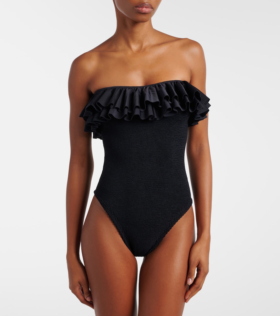 Eloise ruffled swimsuit | Hunza G