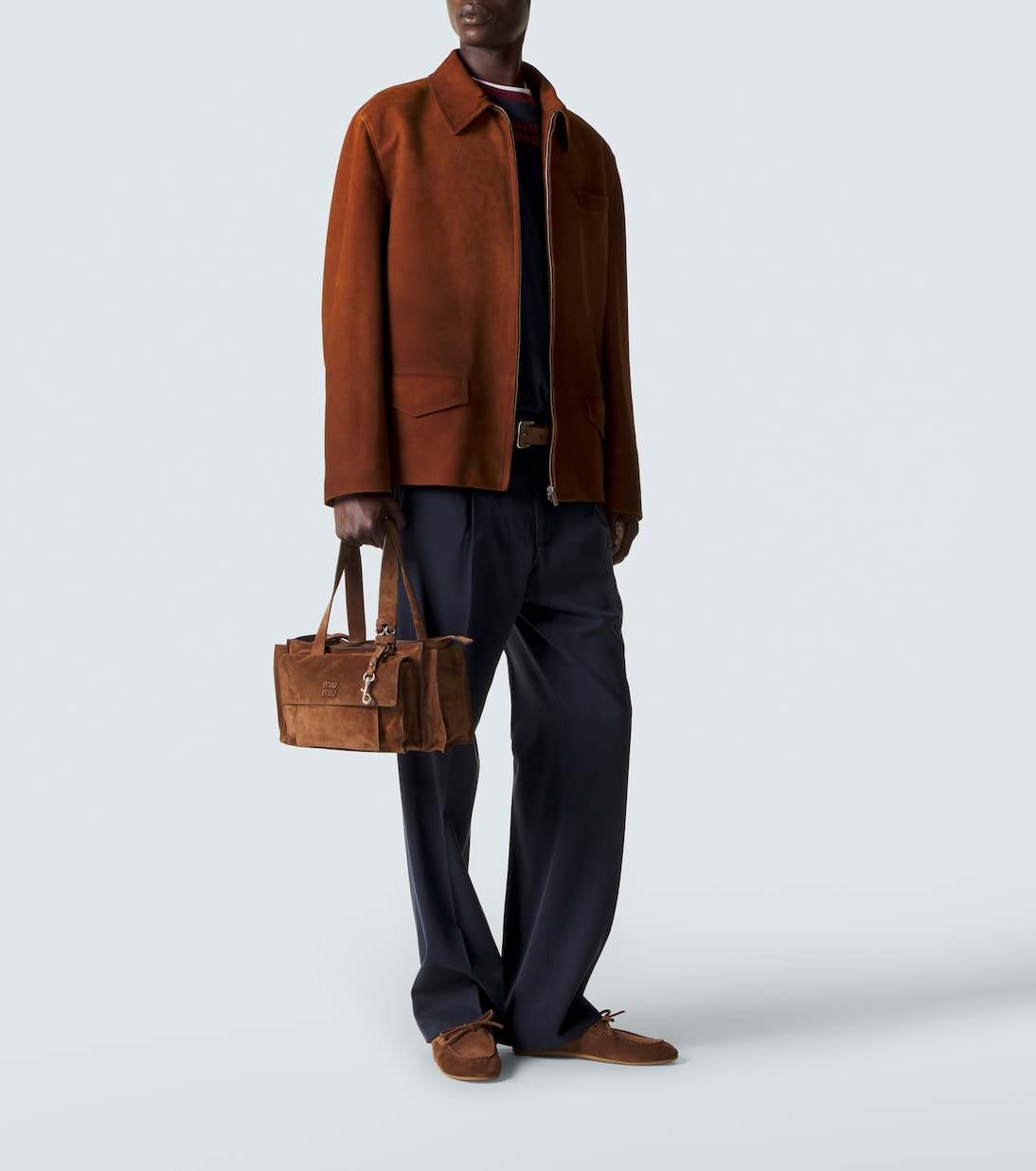 Slippers aus Veloursleder | Miu Miu