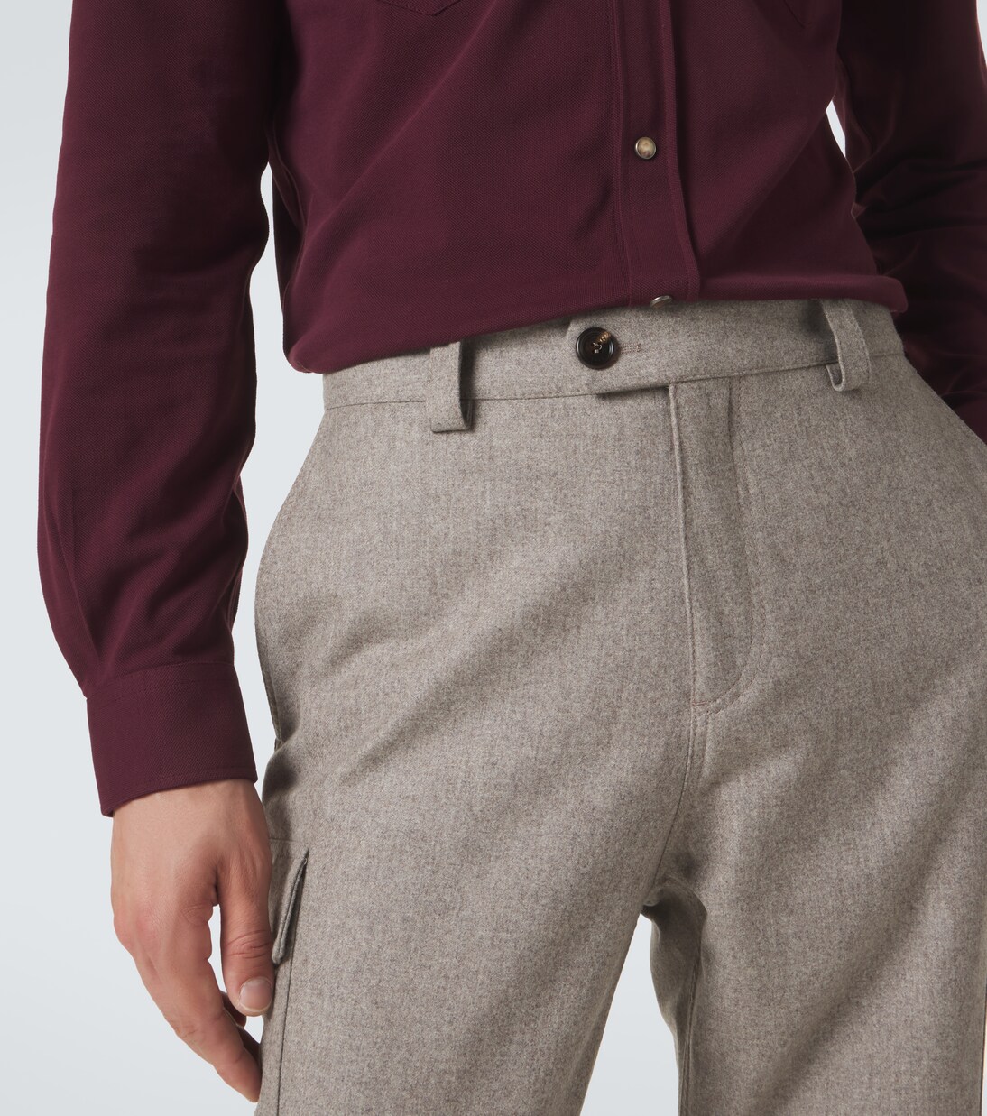 Wool tapered pants | Brunello Cucinelli