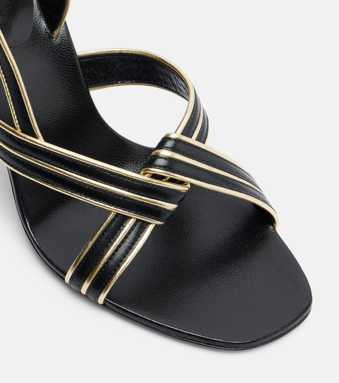 Sandales slingback Gianni en cuir | Versace