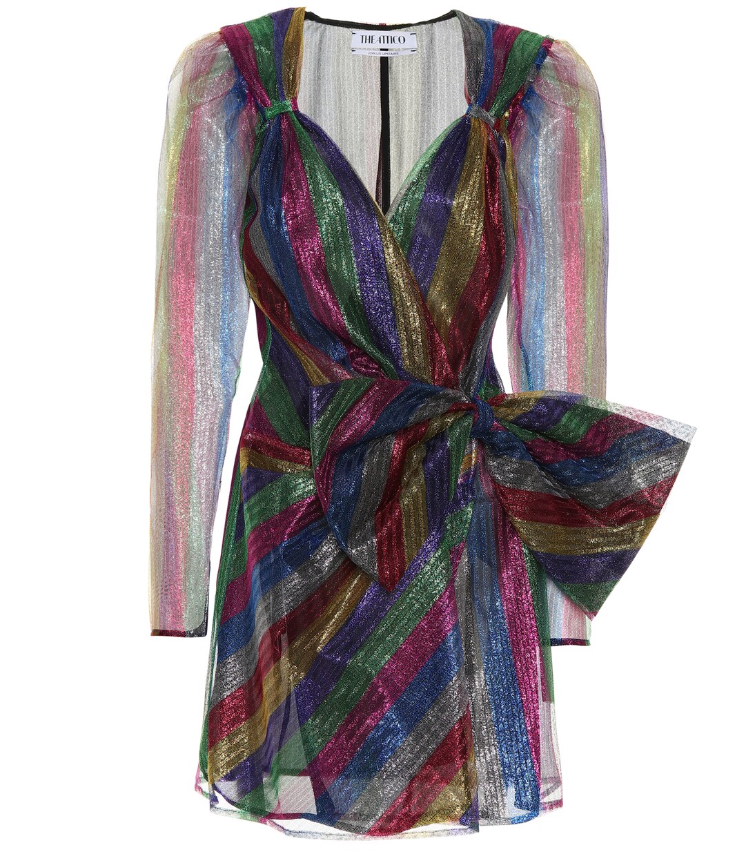 Robe portefeuille Pat en tulle | The Attico