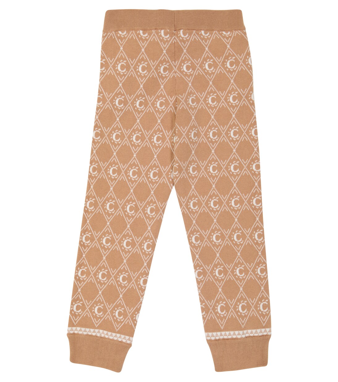 Jacquard cotton-blend sweatpants | Chloé Kids