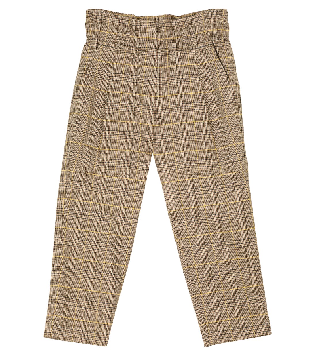 Checked stretch-cotton pants | Brunello Cucinelli Kids