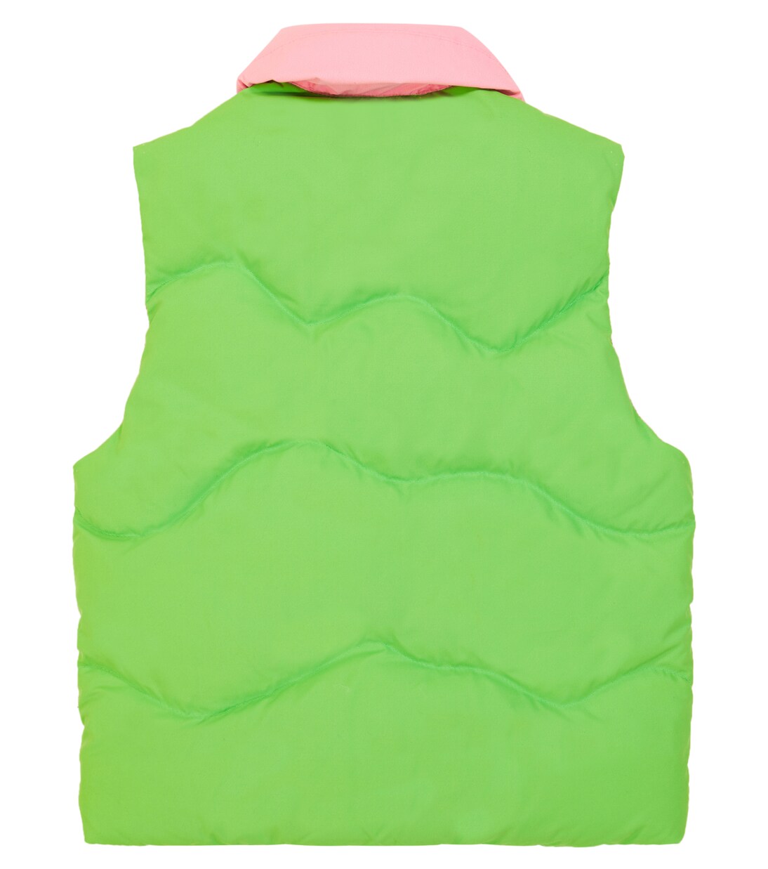 Sleeveless colorblocked down coat | ERL Kids