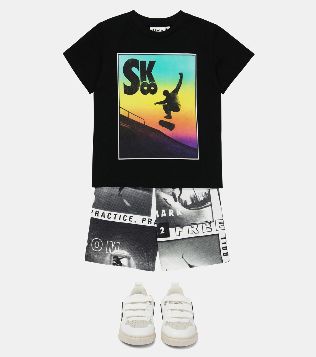 Short Adian imprimé en coton | Molo