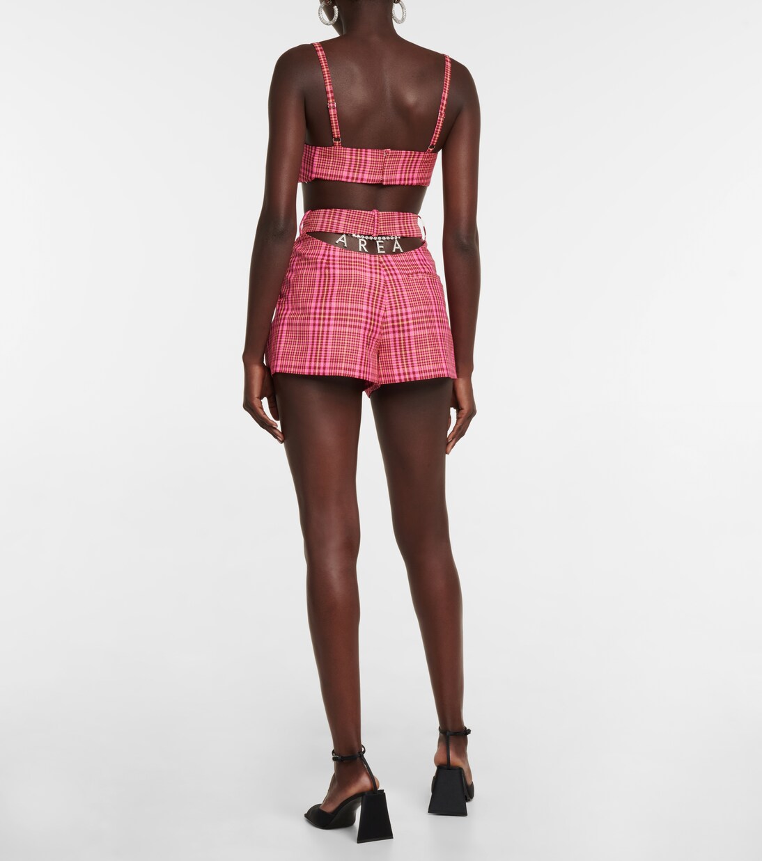 Embellished wool-blend bra | Area