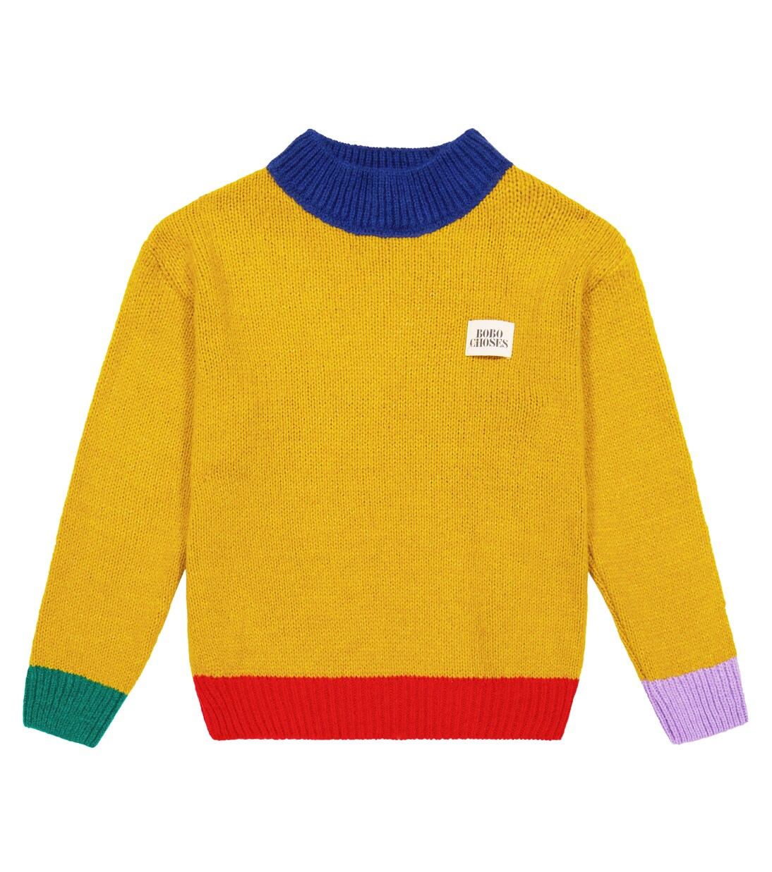 Colorblocked sweater | Bobo Choses