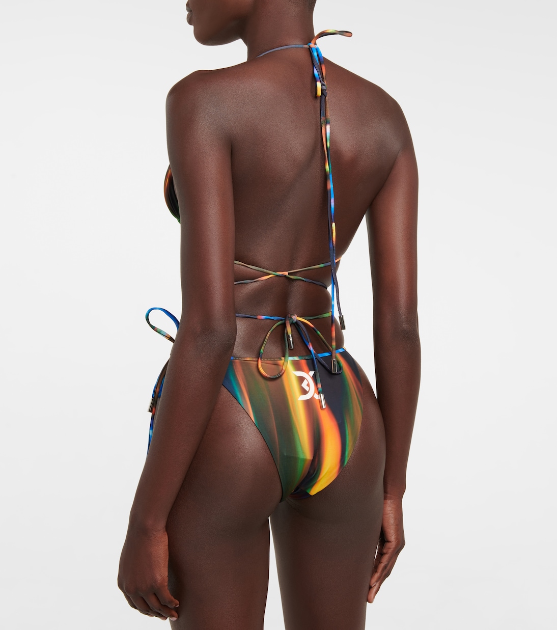 Bedruckter Triangel-Bikini | David Koma