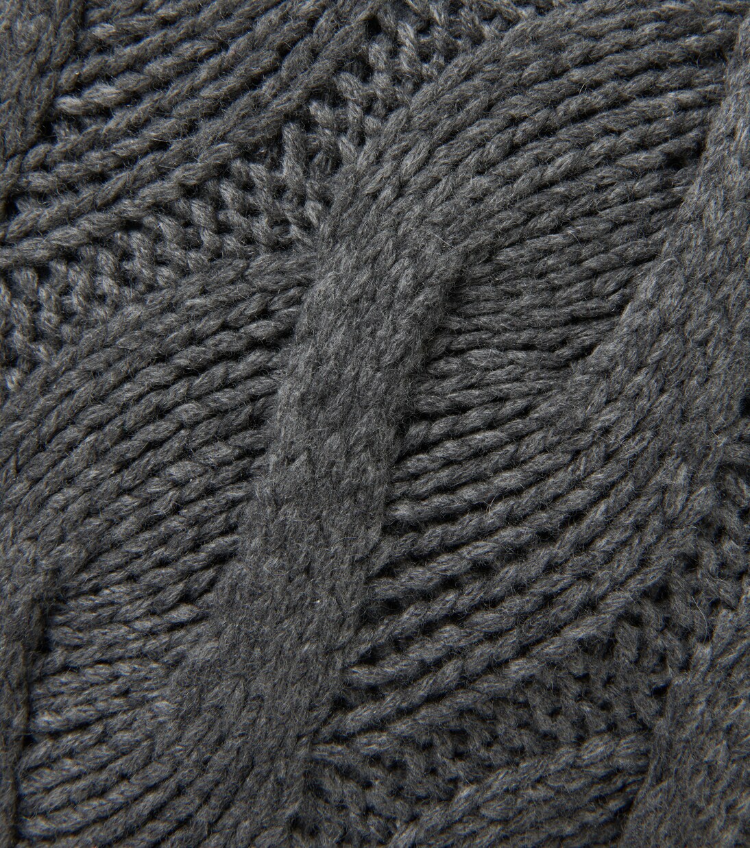 Cable-knit cashmere cushion | Brunello Cucinelli