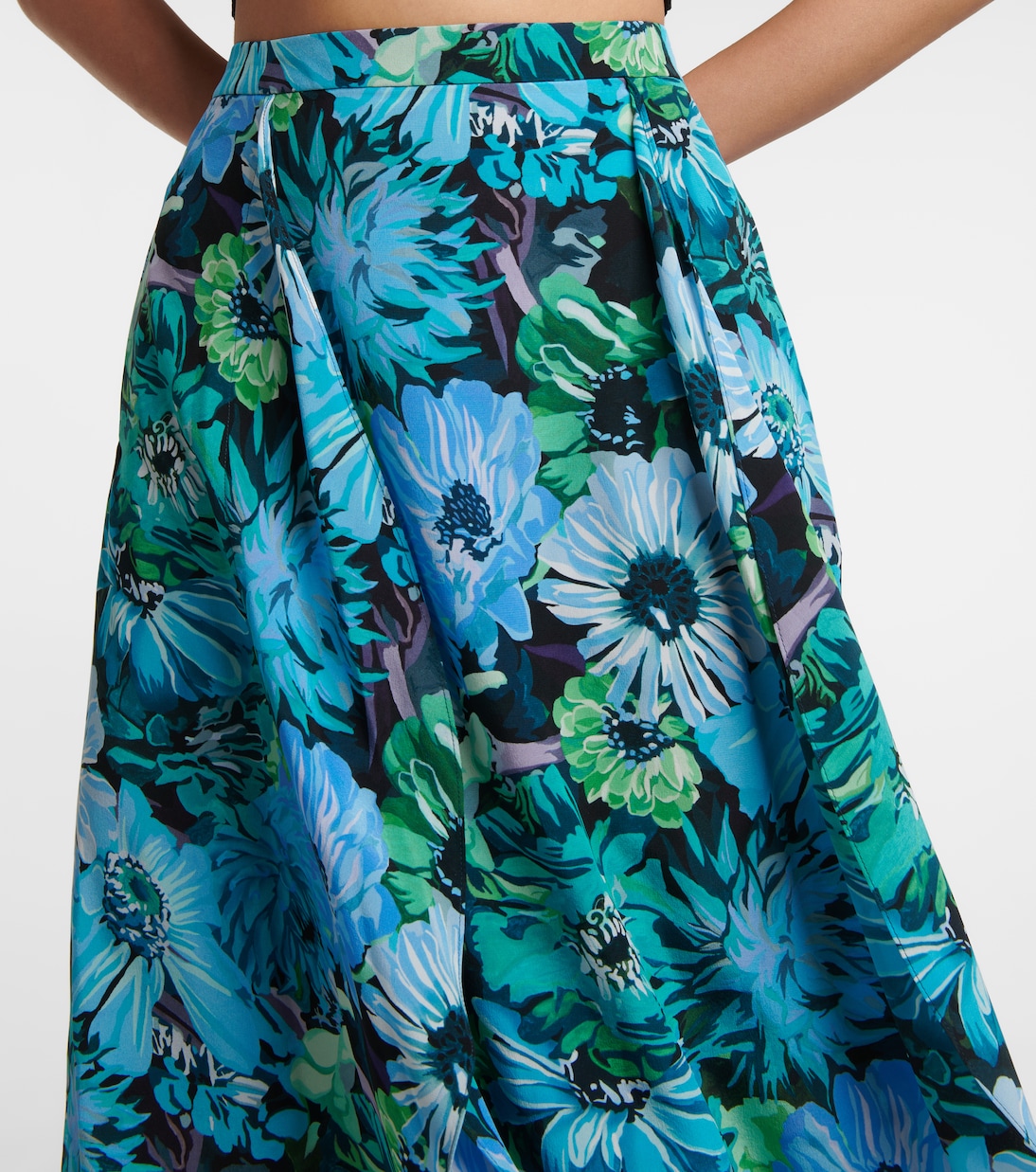 Rock aus Crêpe de Chine | Stella McCartney