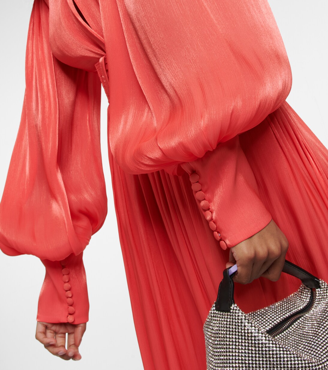 Racine Lurex®  georgette jumpsuit | Costarellos