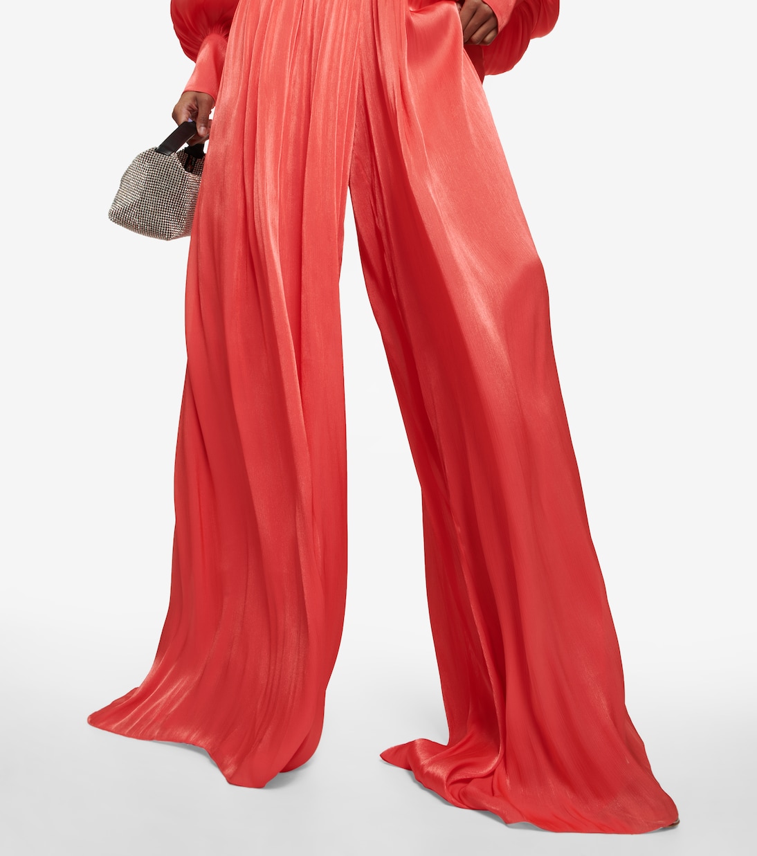 Racine Lurex®  georgette jumpsuit | Costarellos