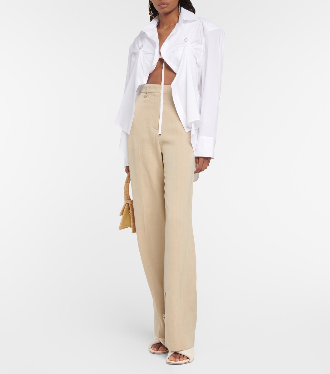 Hemd La Chemise Amaro aus Popeline | Jacquemus