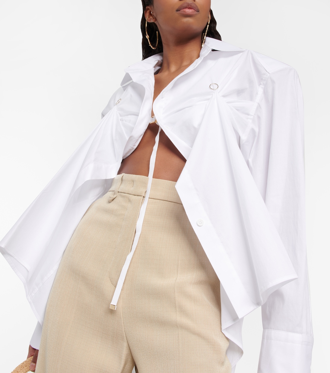 Hemd La Chemise Amaro aus Popeline | Jacquemus