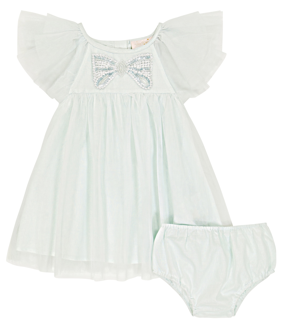 Baby Set Bebé Bowette aus Kleid und Höschen | Tutu Du Monde