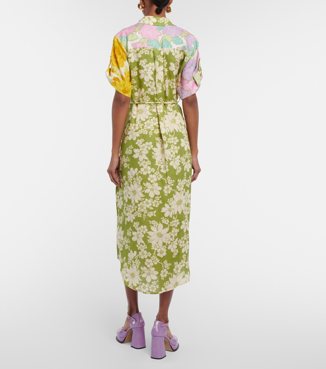 Robe chemise Elora en lin | Alémais