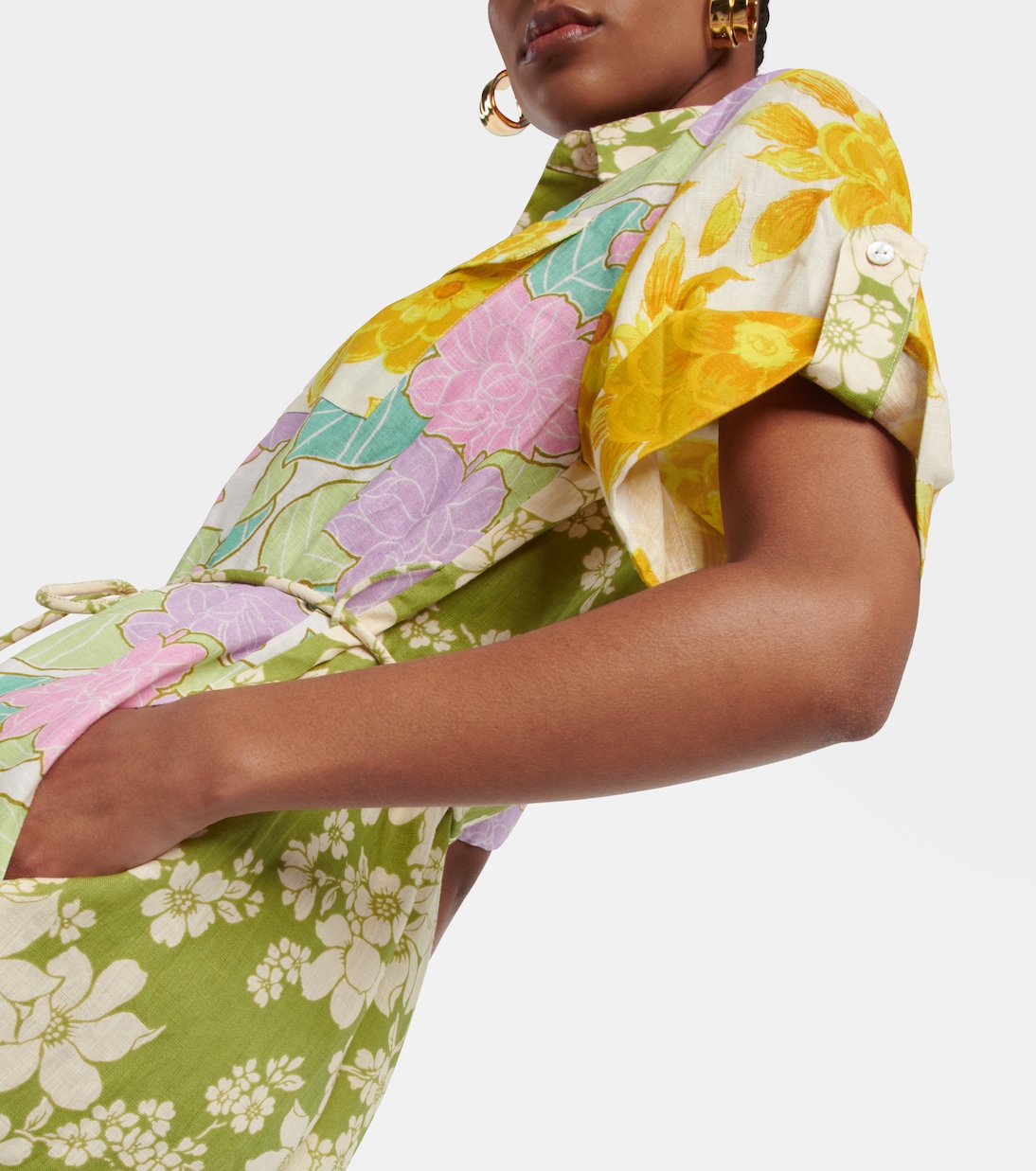 Robe chemise Elora en lin | Alémais